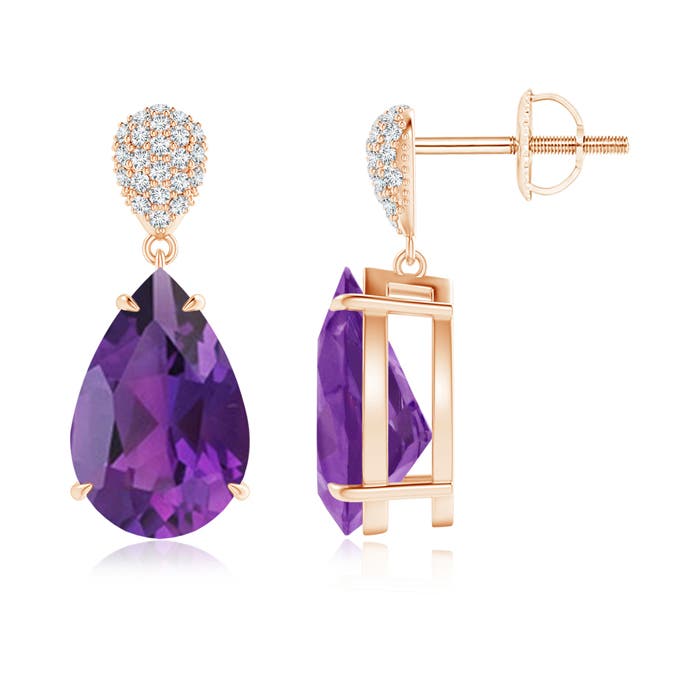 AAA - Amethyst / 5.42 CT / 14 KT Rose Gold