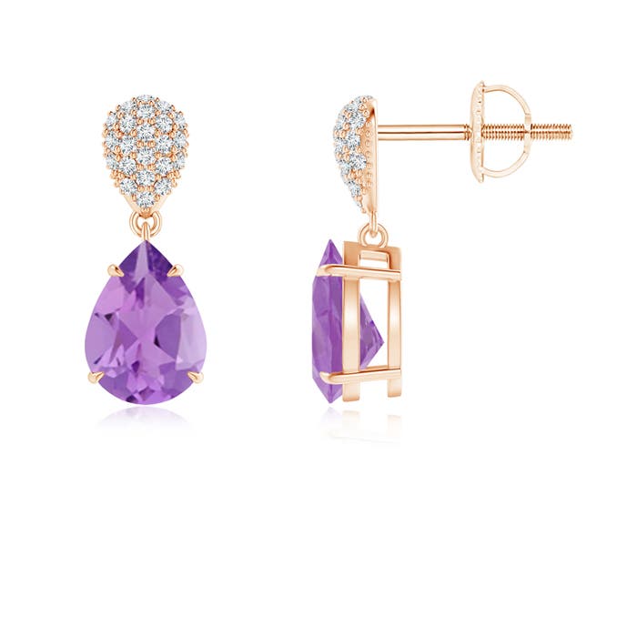 A - Amethyst / 2.22 CT / 14 KT Rose Gold