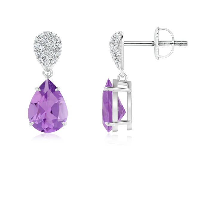 A - Amethyst / 2.22 CT / 14 KT White Gold