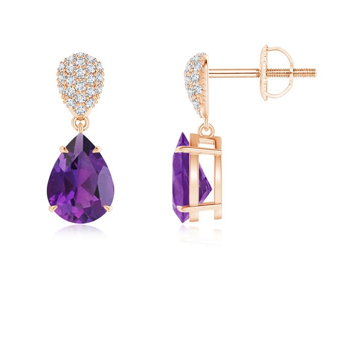 AAA - Amethyst / 2.22 CT / 14 KT Rose Gold