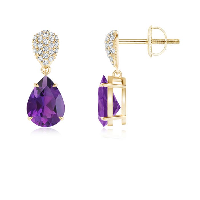 AAA - Amethyst / 2.22 CT / 14 KT Yellow Gold