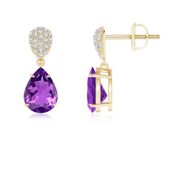 AAAA - Amethyst / 2.22 CT / 14 KT Yellow Gold