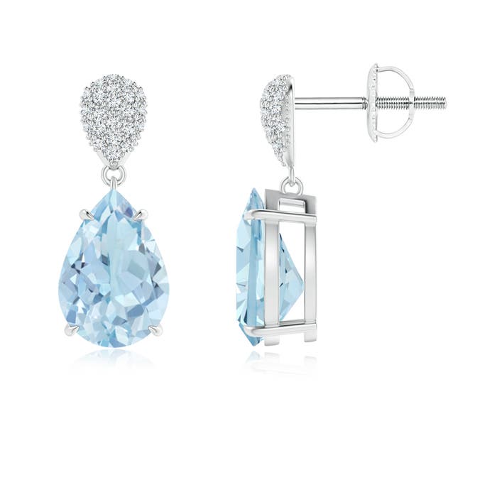 AA - Aquamarine / 3.42 CT / 14 KT White Gold