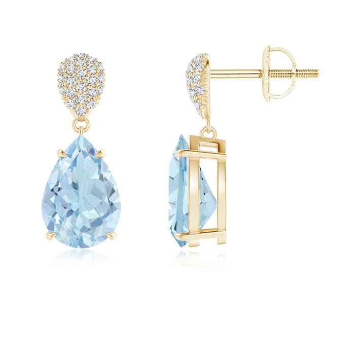 AA - Aquamarine / 3.42 CT / 14 KT Yellow Gold