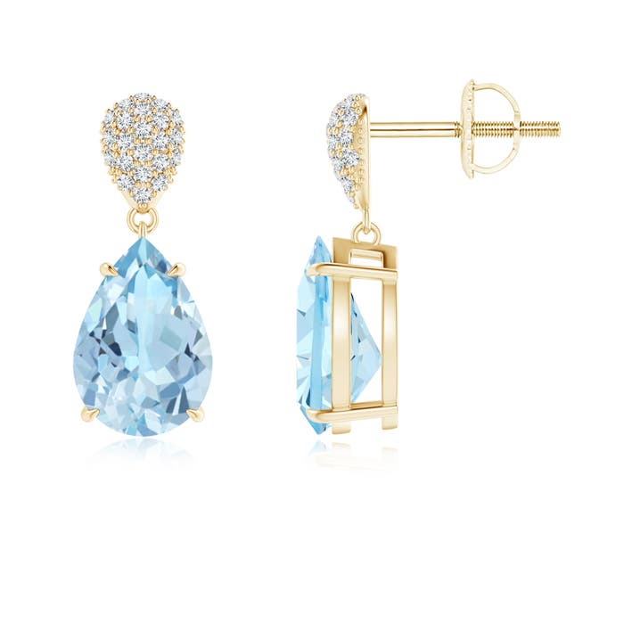 AAA - Aquamarine / 3.42 CT / 14 KT Yellow Gold