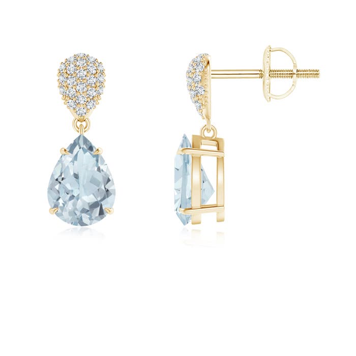 A - Aquamarine / 1.92 CT / 14 KT Yellow Gold