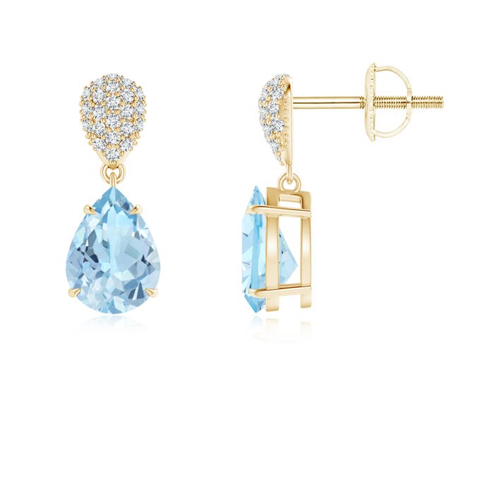 AAA - Aquamarine / 1.92 CT / 14 KT Yellow Gold