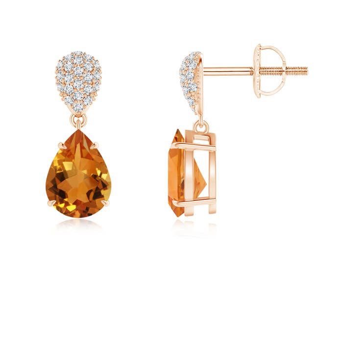 AAA - Citrine / 2.22 CT / 14 KT Rose Gold