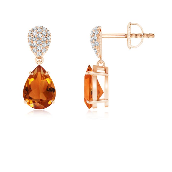 AAAA - Citrine / 2.22 CT / 14 KT Rose Gold