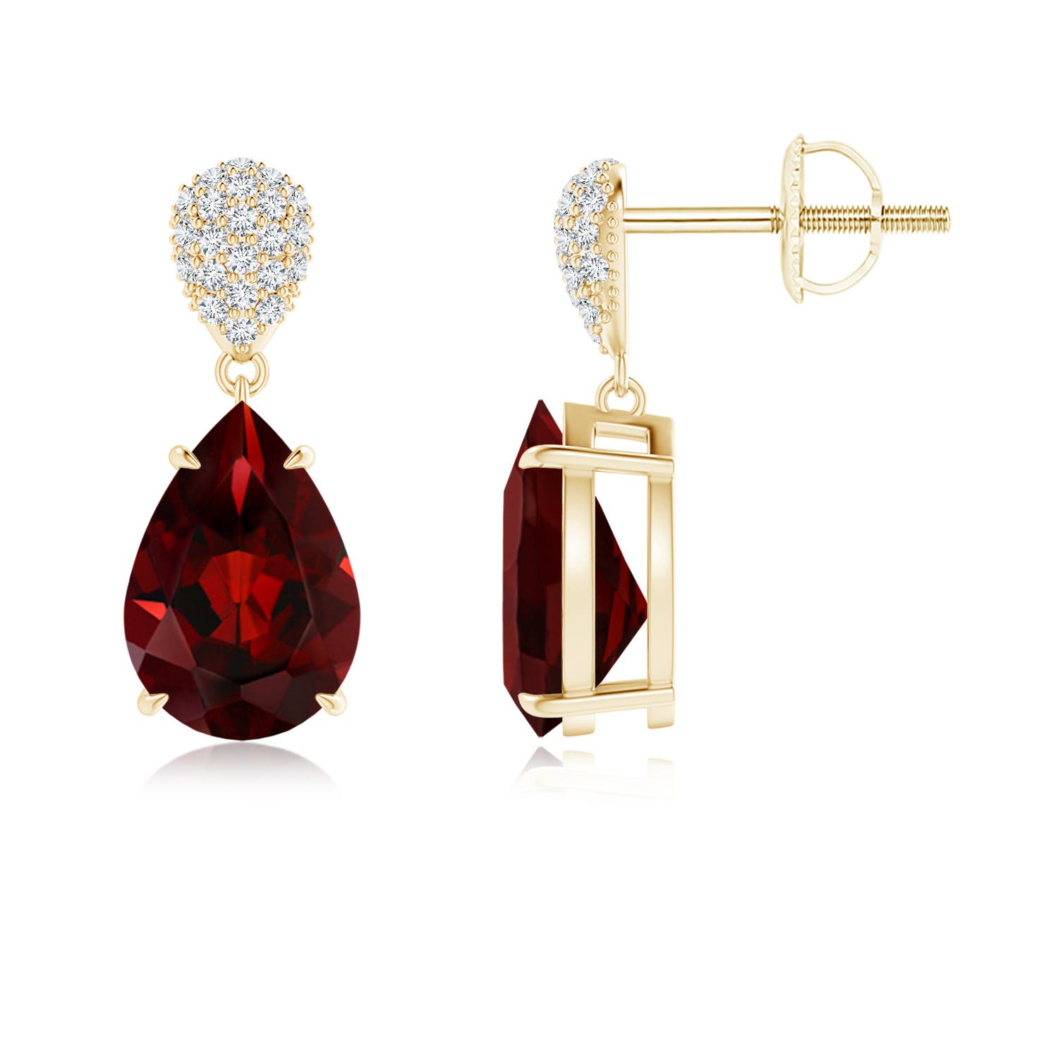 AAA - Garnet / 4.42 CT / 14 KT Yellow Gold