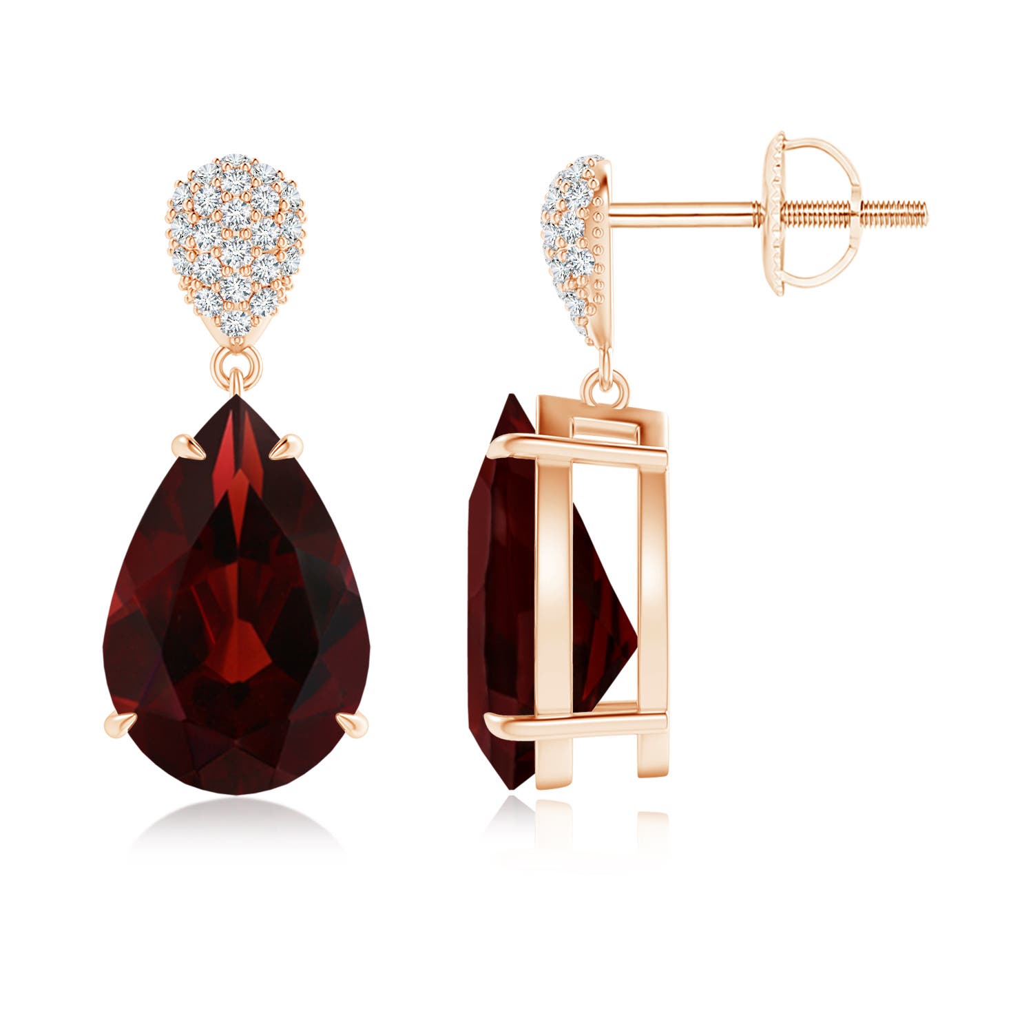 AA - Garnet / 7.22 CT / 14 KT Rose Gold