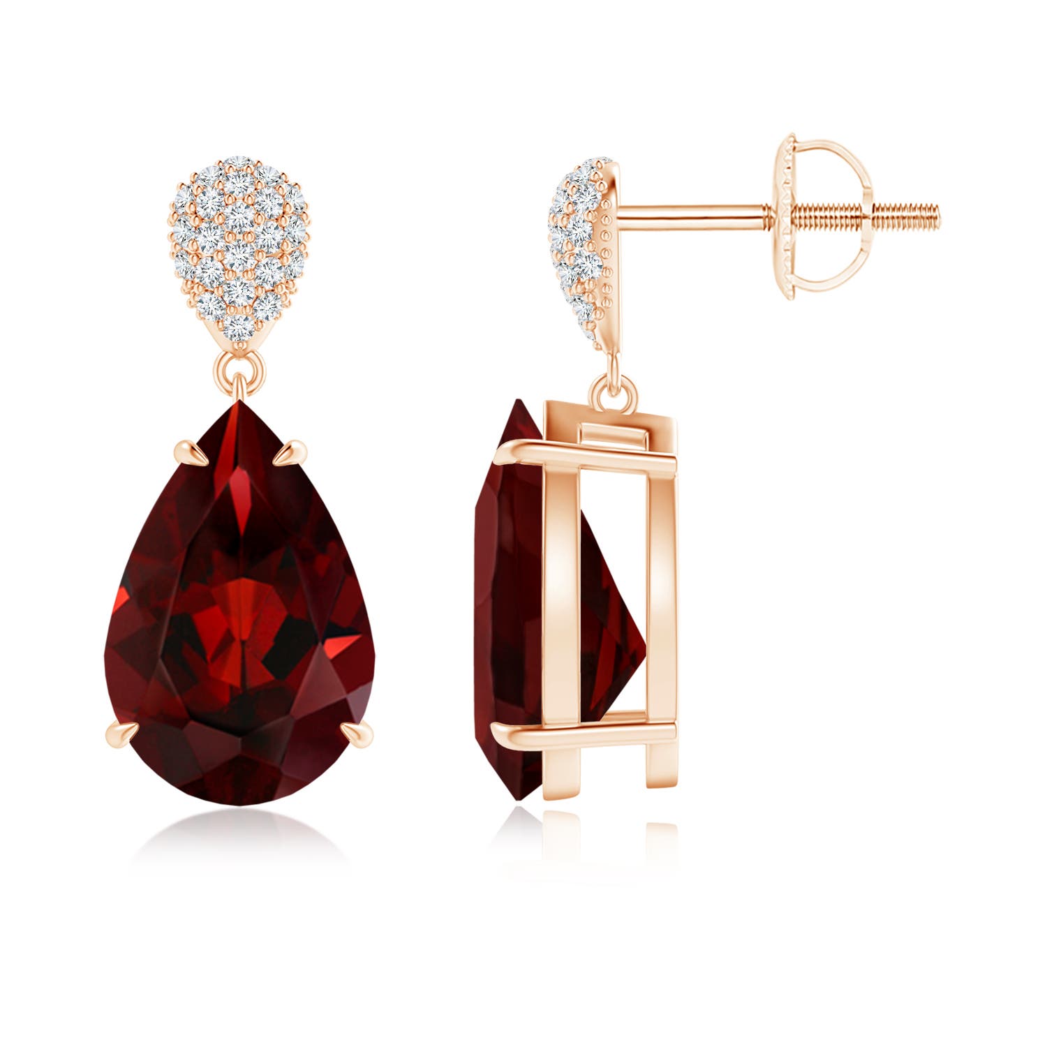 AAA - Garnet / 7.22 CT / 14 KT Rose Gold