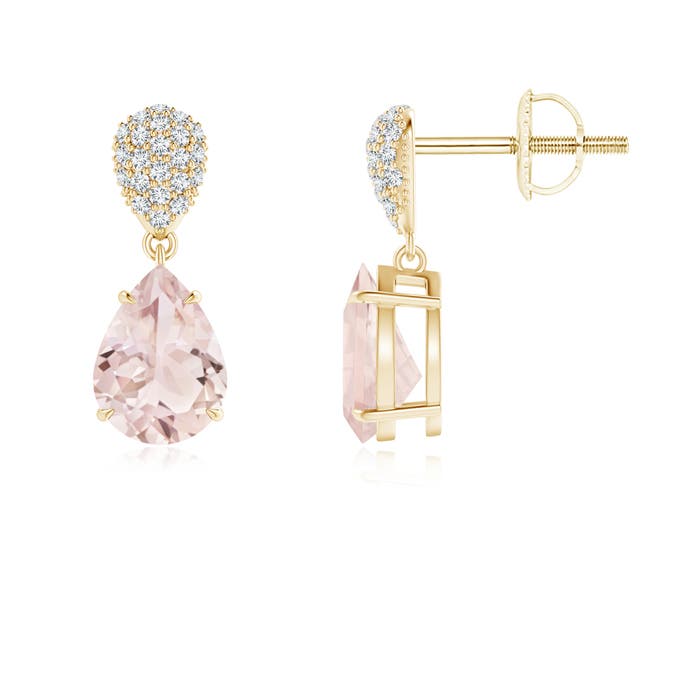 A - Morganite / 2.12 CT / 14 KT Yellow Gold