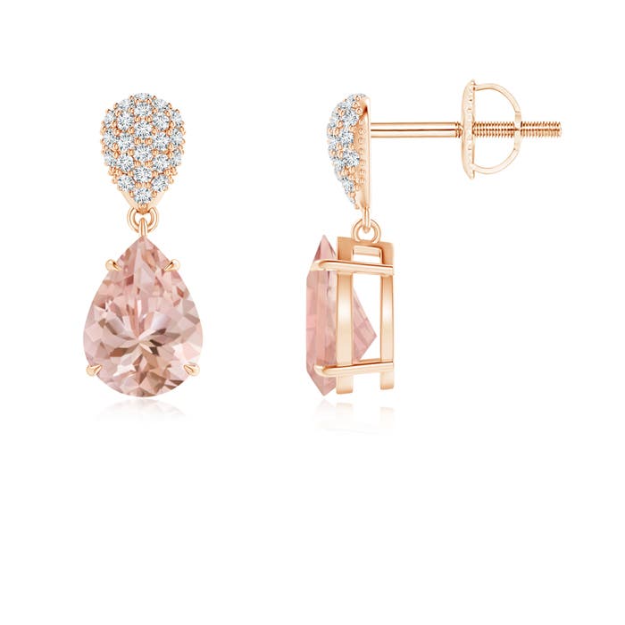 AAAA - Morganite / 2.12 CT / 14 KT Rose Gold