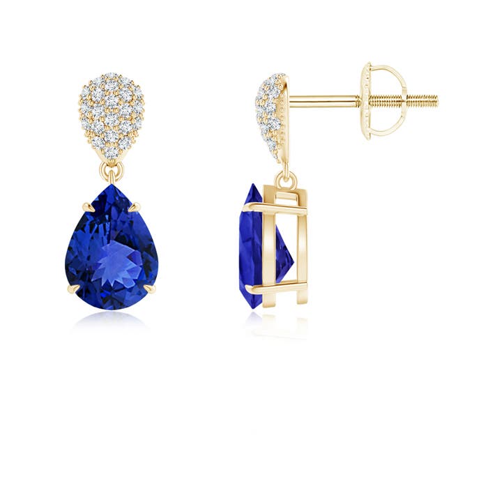 AAA - Tanzanite / 2.42 CT / 14 KT Yellow Gold