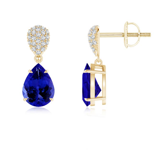 AAAA - Tanzanite / 2.42 CT / 14 KT Yellow Gold