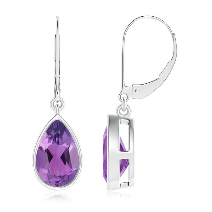 AA - Amethyst / 2.1 CT / 14 KT White Gold