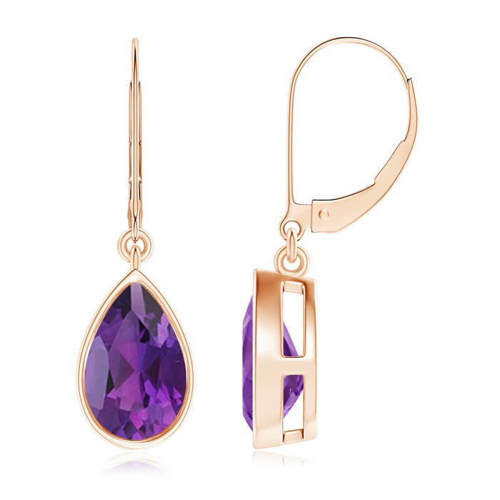 AAA - Amethyst / 2.1 CT / 14 KT Rose Gold