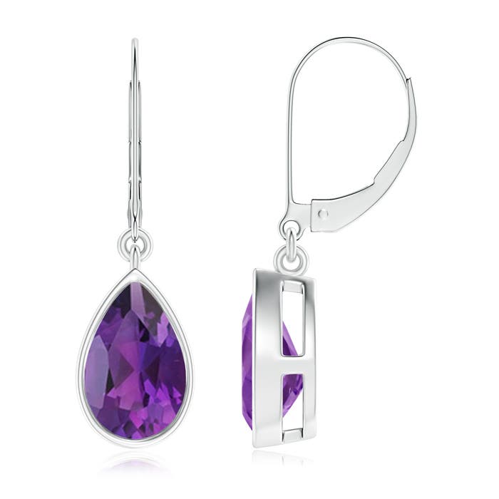 AAA - Amethyst / 2.1 CT / 14 KT White Gold