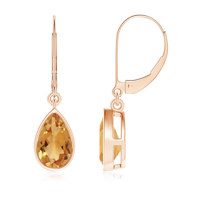 A - Citrine / 1.6 CT / 14 KT Rose Gold