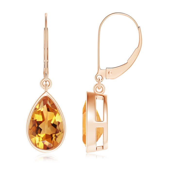 AA - Citrine / 2.4 CT / 14 KT Rose Gold