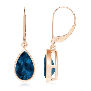 Pear AAA London Blue Topaz