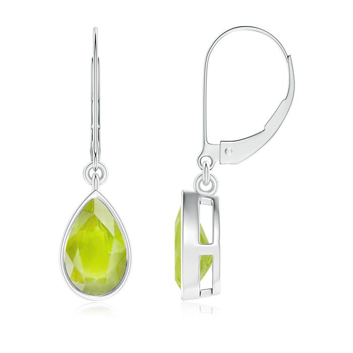 A - Peridot / 1.8 CT / 14 KT White Gold