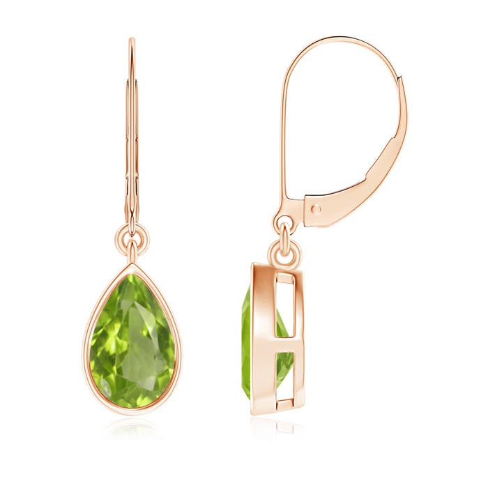 AA - Peridot / 1.8 CT / 14 KT Rose Gold