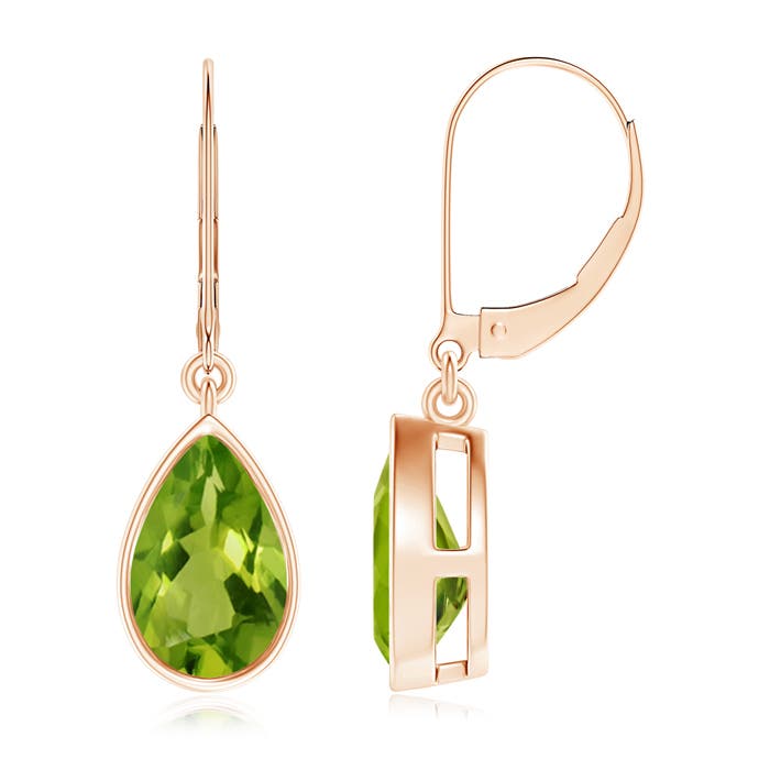 AAAA - Peridot / 2.6 CT / 14 KT Rose Gold