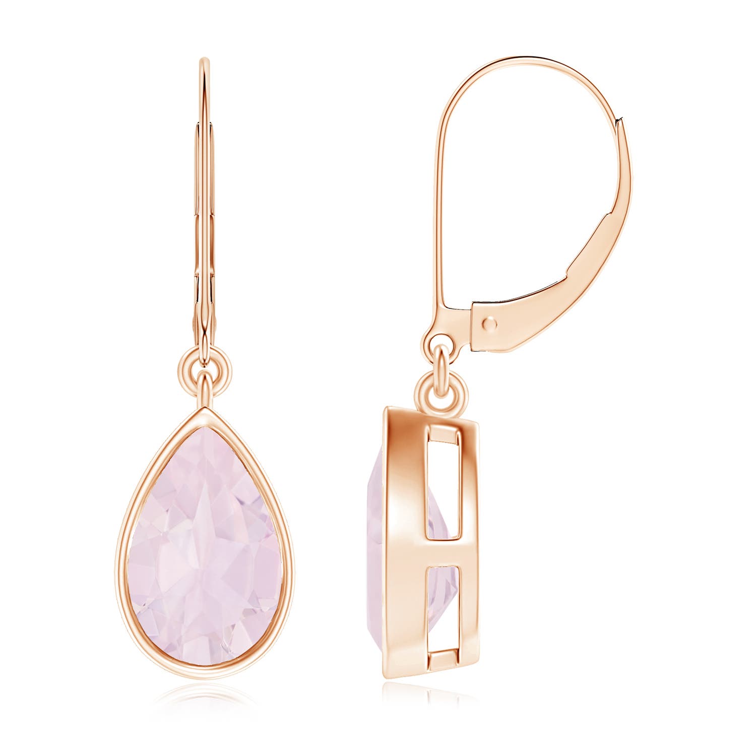 A - Rose Quartz / 2.6 CT / 14 KT Rose Gold