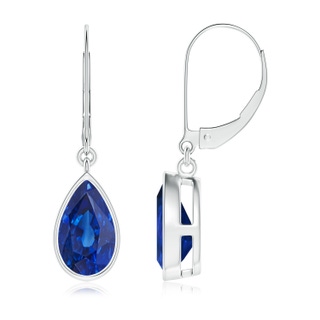 Pear AAA Blue Sapphire