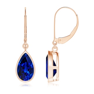 Pear Lab-Grown Lab Grown Blue Sapphire