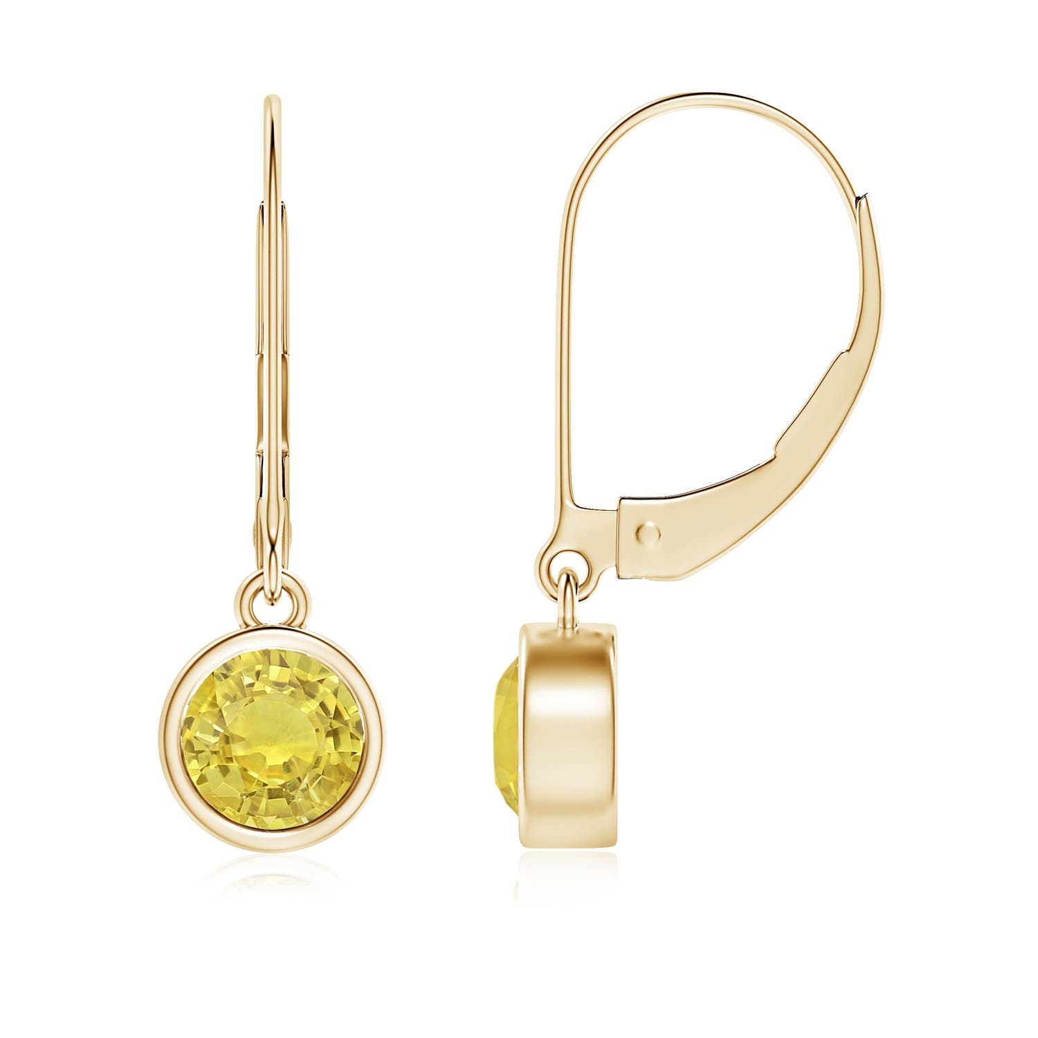 AA - Yellow Sapphire / 1.06 CT / 14 KT Yellow Gold