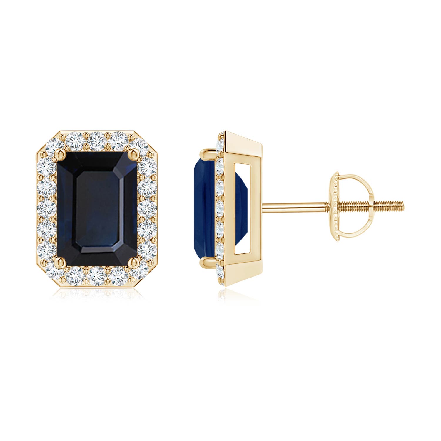 A - Blue Sapphire / 2.42 CT / 14 KT Yellow Gold