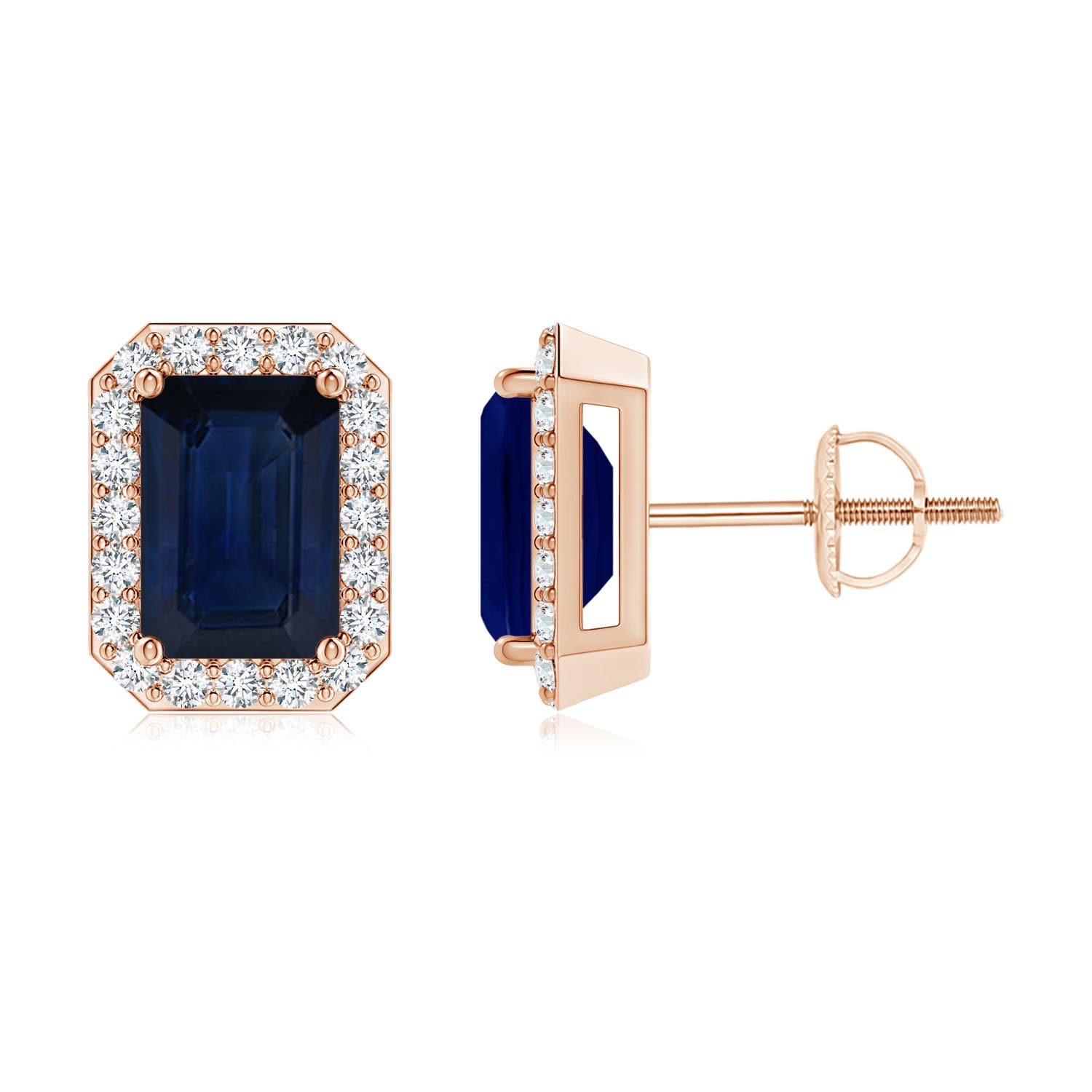 AA - Blue Sapphire / 2.42 CT / 14 KT Rose Gold