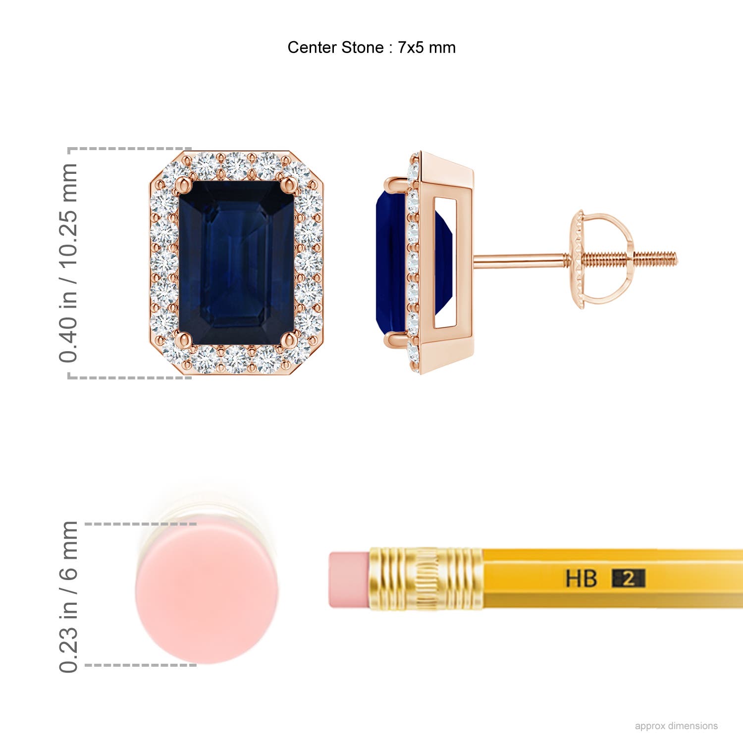 AA - Blue Sapphire / 2.42 CT / 14 KT Rose Gold