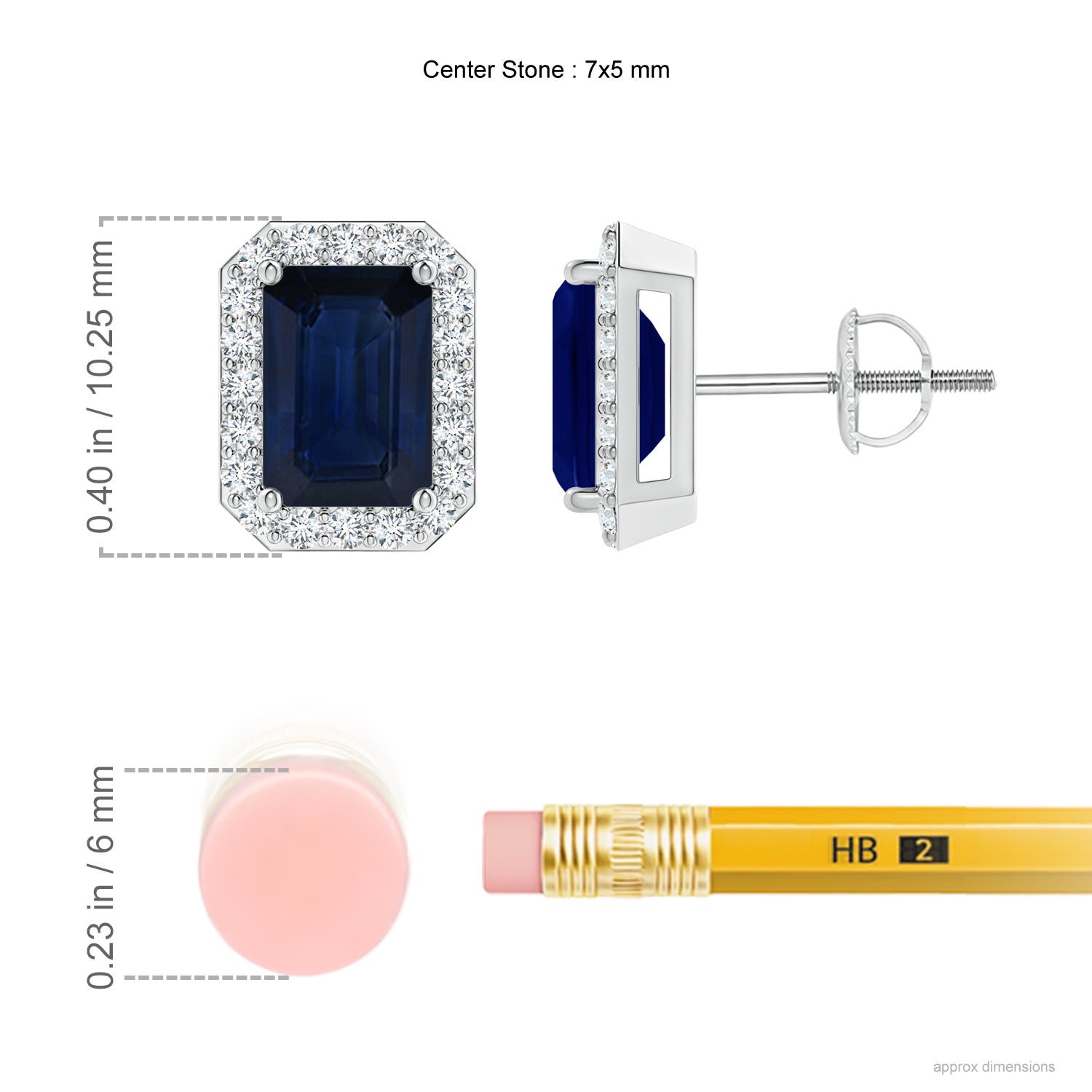 AA - Blue Sapphire / 2.42 CT / 14 KT White Gold