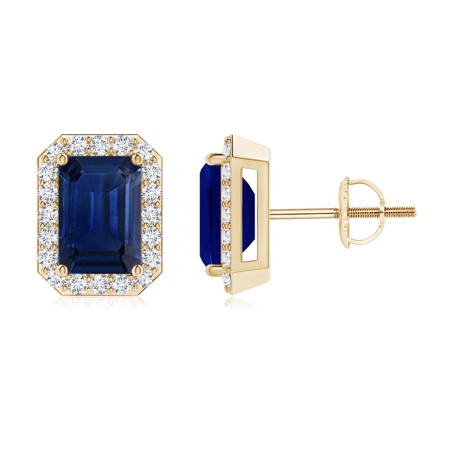 AAA - Blue Sapphire / 2.42 CT / 14 KT Yellow Gold