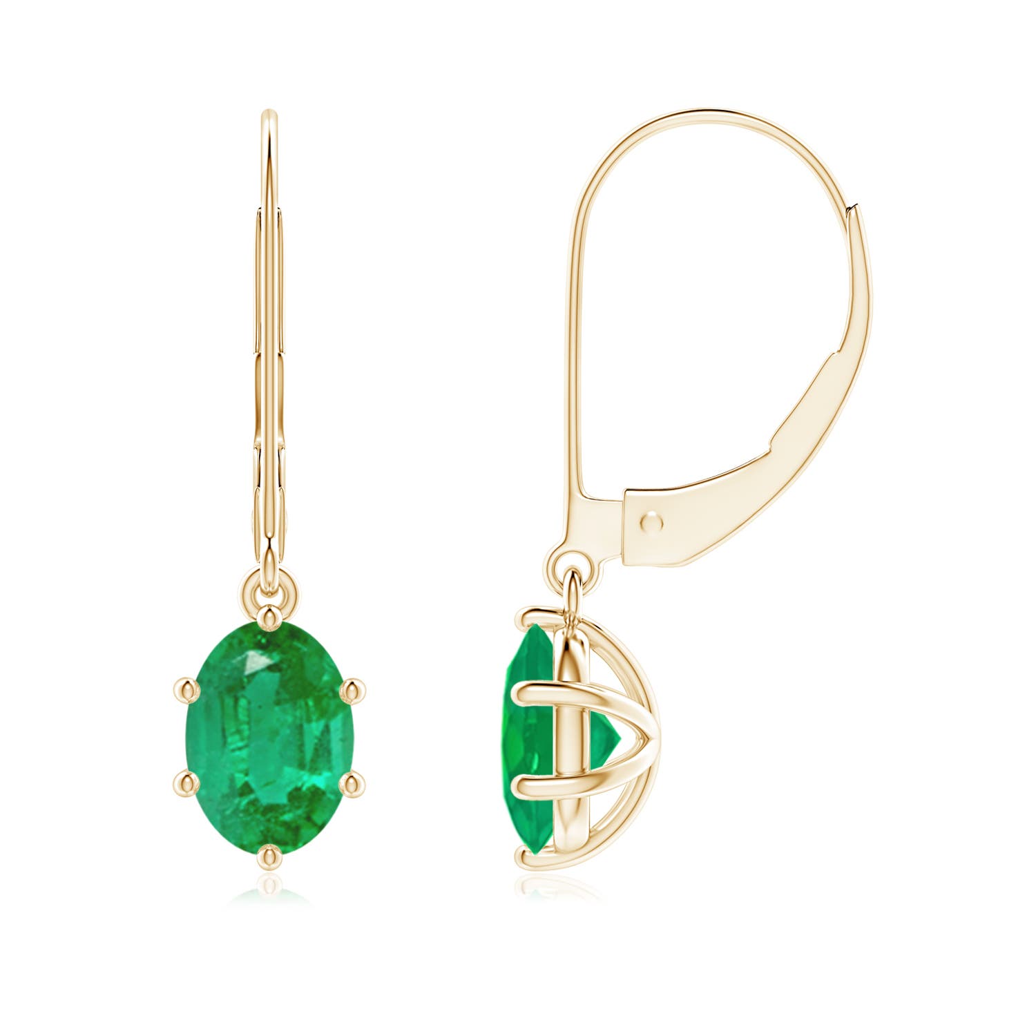 AA - Emerald / 1.32 CT / 14 KT Yellow Gold