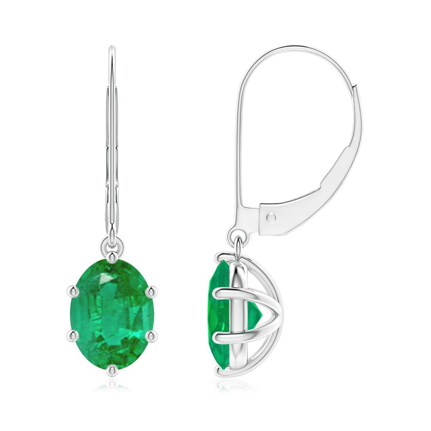 AA - Emerald / 2.2 CT / 14 KT White Gold