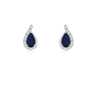 Pear A Blue Sapphire
