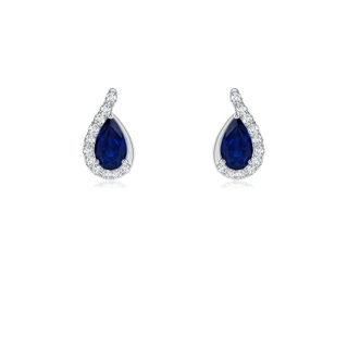 Pear AA Blue Sapphire