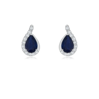 Pear A Blue Sapphire