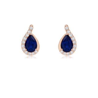 Pear AA Blue Sapphire