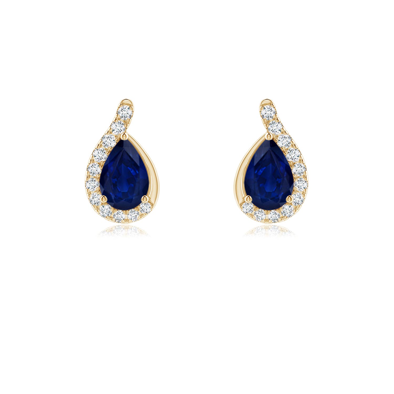 AA - Blue Sapphire / 0.99 CT / 14 KT Yellow Gold