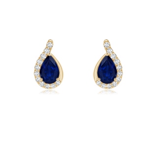 Pear AA Blue Sapphire