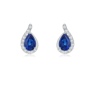 Pear AAA Blue Sapphire