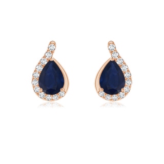 Pear A Blue Sapphire