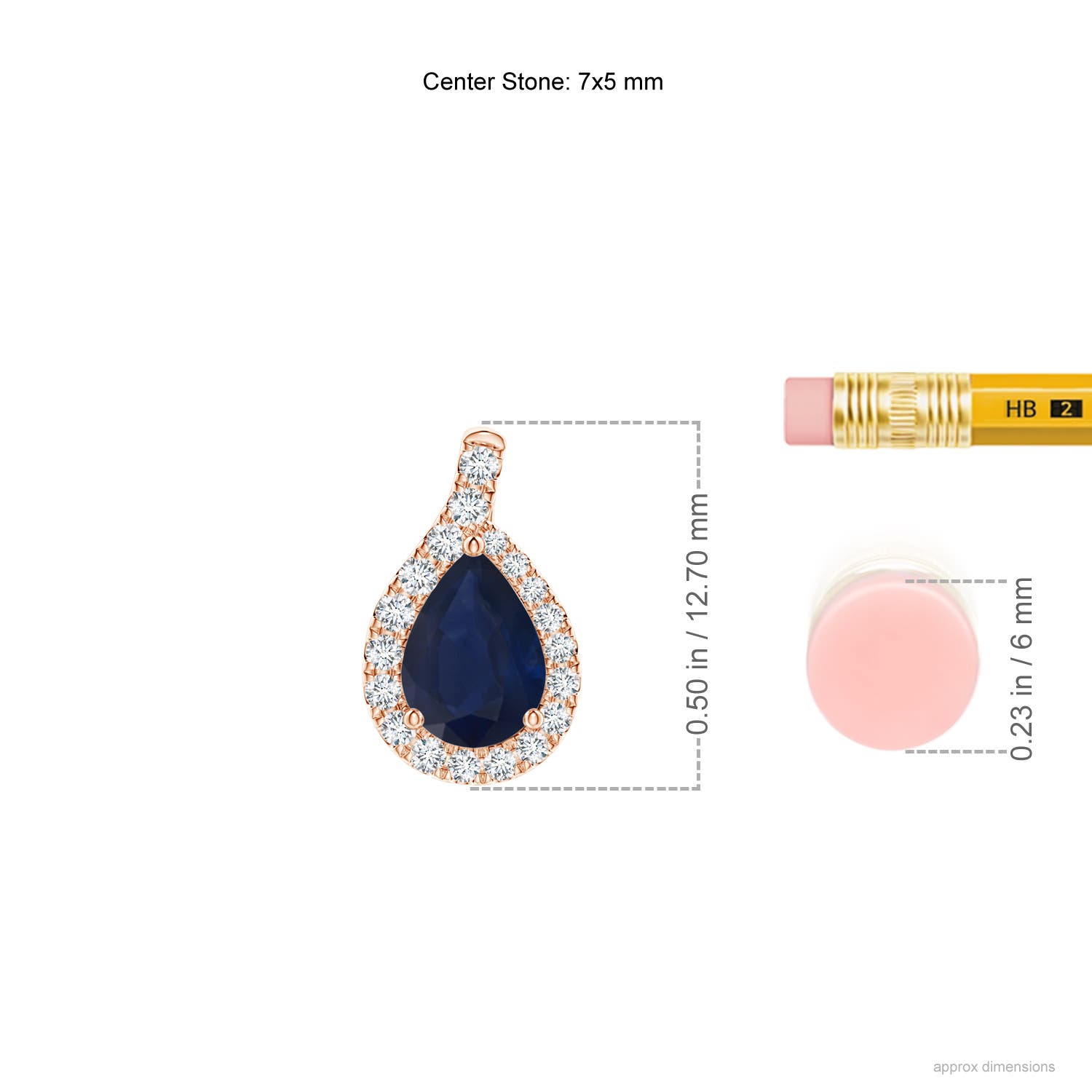 A - Blue Sapphire / 1.76 CT / 14 KT Rose Gold