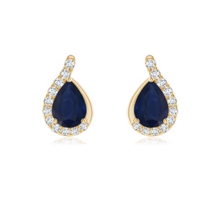 Pear A Blue Sapphire